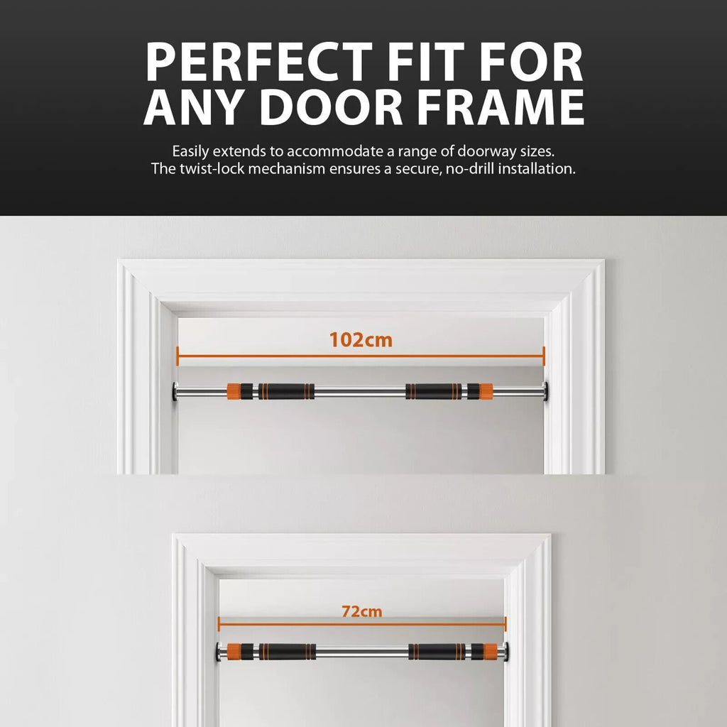 Adjustable Home Fitness Chin-Up Bar for Doorway Workout Training