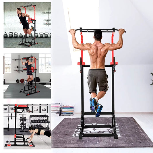 Build Strength at Home: Power Tower Pull Up Bar