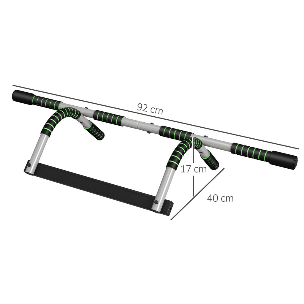 Indoor Horizontal Pull-Up Bar for Home Fitness - Upper Body Workout Equipment