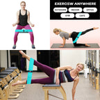 Fabric Resistance Bands for Women - Booty Bands for Hip Circles, Leg and Glute Exercises