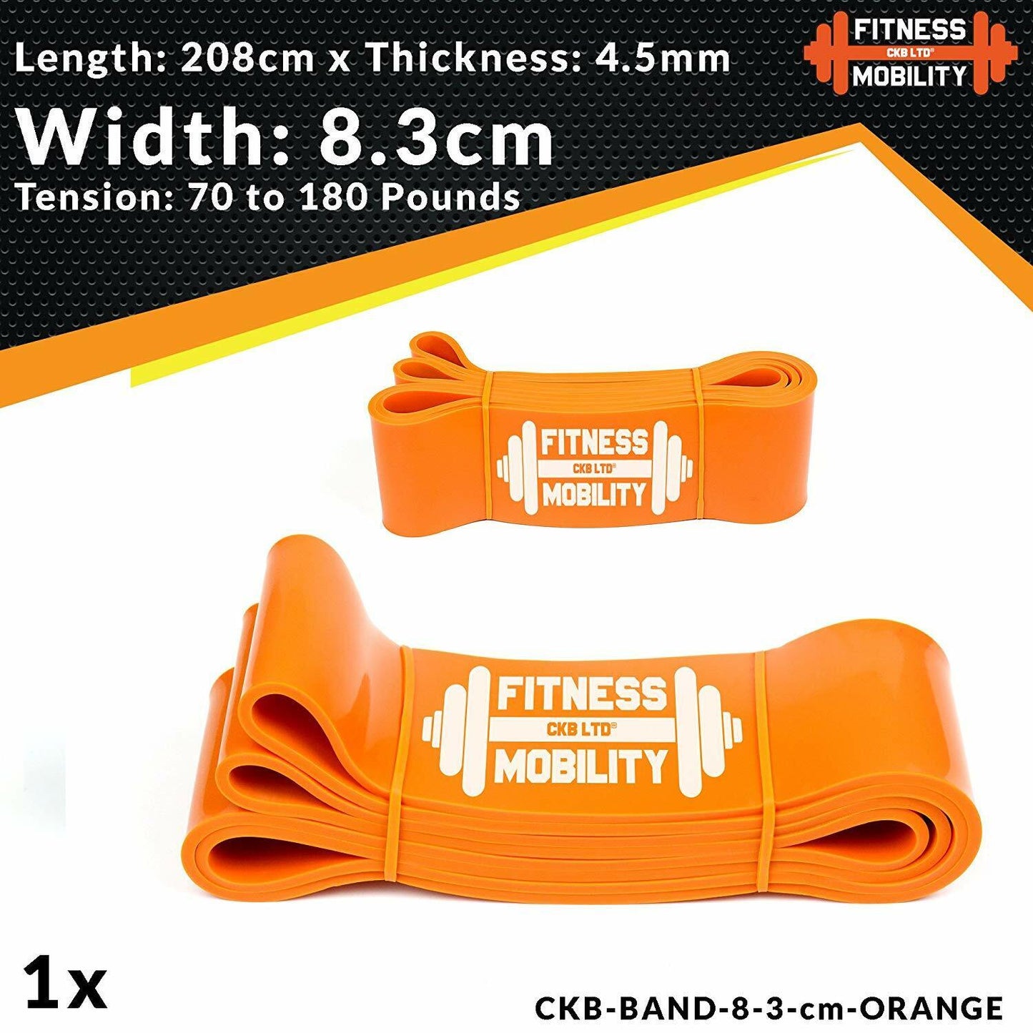 Exercise Bands - Heavy Duty Latex Loop Bands for Home Gym & Yoga