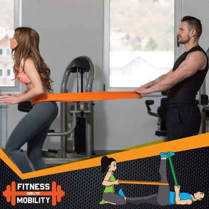 Exercise Bands - Heavy Duty Latex Loop Bands for Home Gym & Yoga