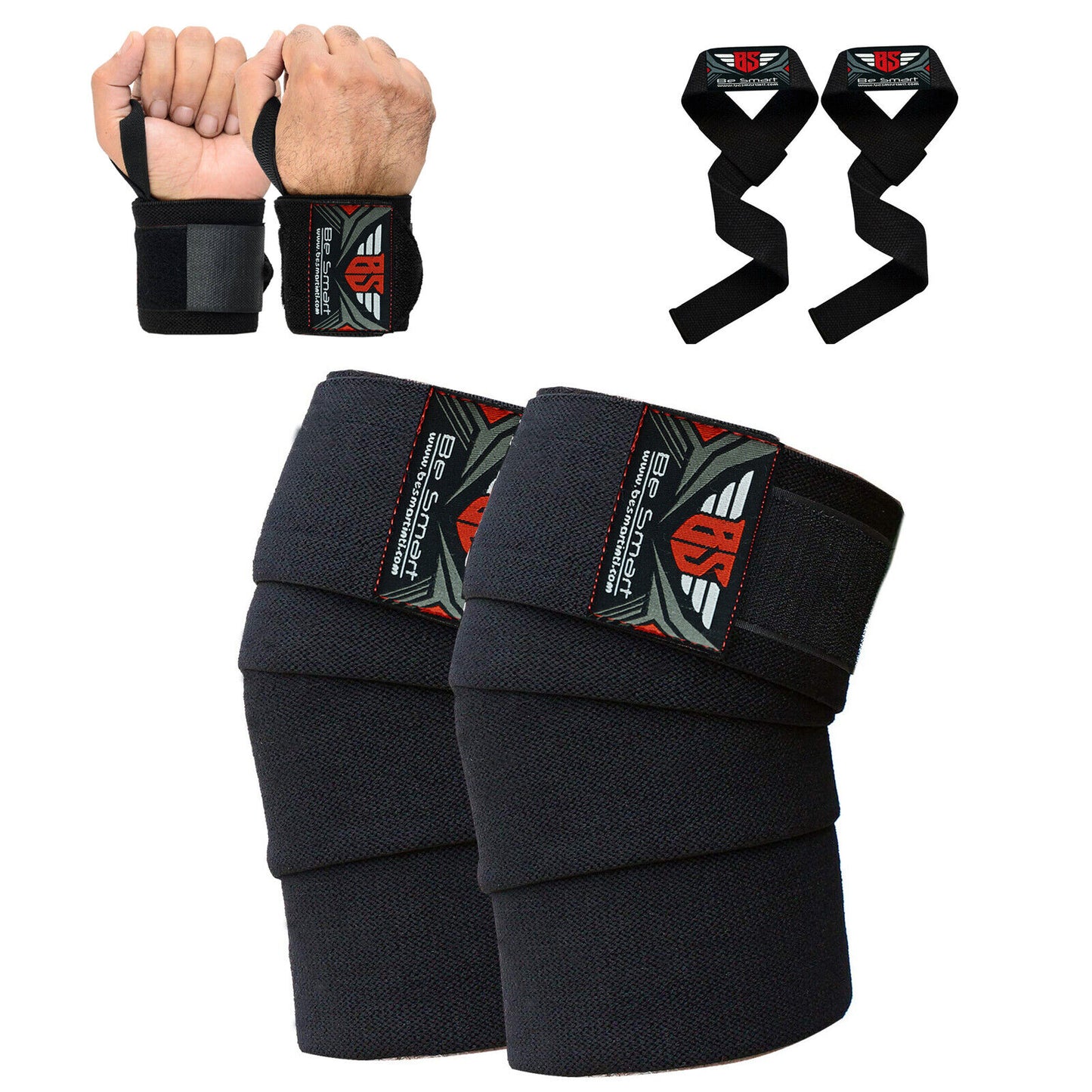 Knee Wraps - Weightlifting & Gym Support