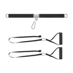 Tricep Biceps Back Blaster Rope Lat Pull down Attachment Training Gym Weight Chest Muscle Workout Extension Straps Premium Nylon