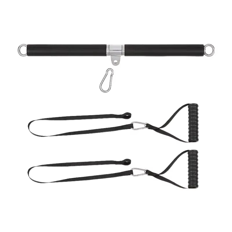 Tricep Biceps Back Blaster Rope Lat Pull down Attachment Training Gym Weight Chest Muscle Workout Extension Straps Premium Nylon