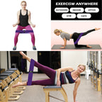 Fabric Resistance Bands for Women - Booty Bands for Hip Circles, Leg and Glute Exercises