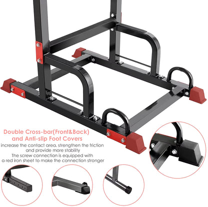 Build Strength at Home: Power Tower Pull Up Bar