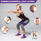 Fabric Resistance Bands for Women - Booty Bands for Hip Circles, Leg and Glute Exercises