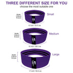 Fabric Resistance Bands for Women - Booty Bands for Hip Circles, Leg and Glute Exercises