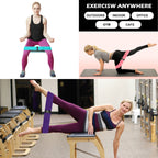 Fabric Resistance Bands for Women - Booty Bands for Hip Circles, Leg and Glute Exercises