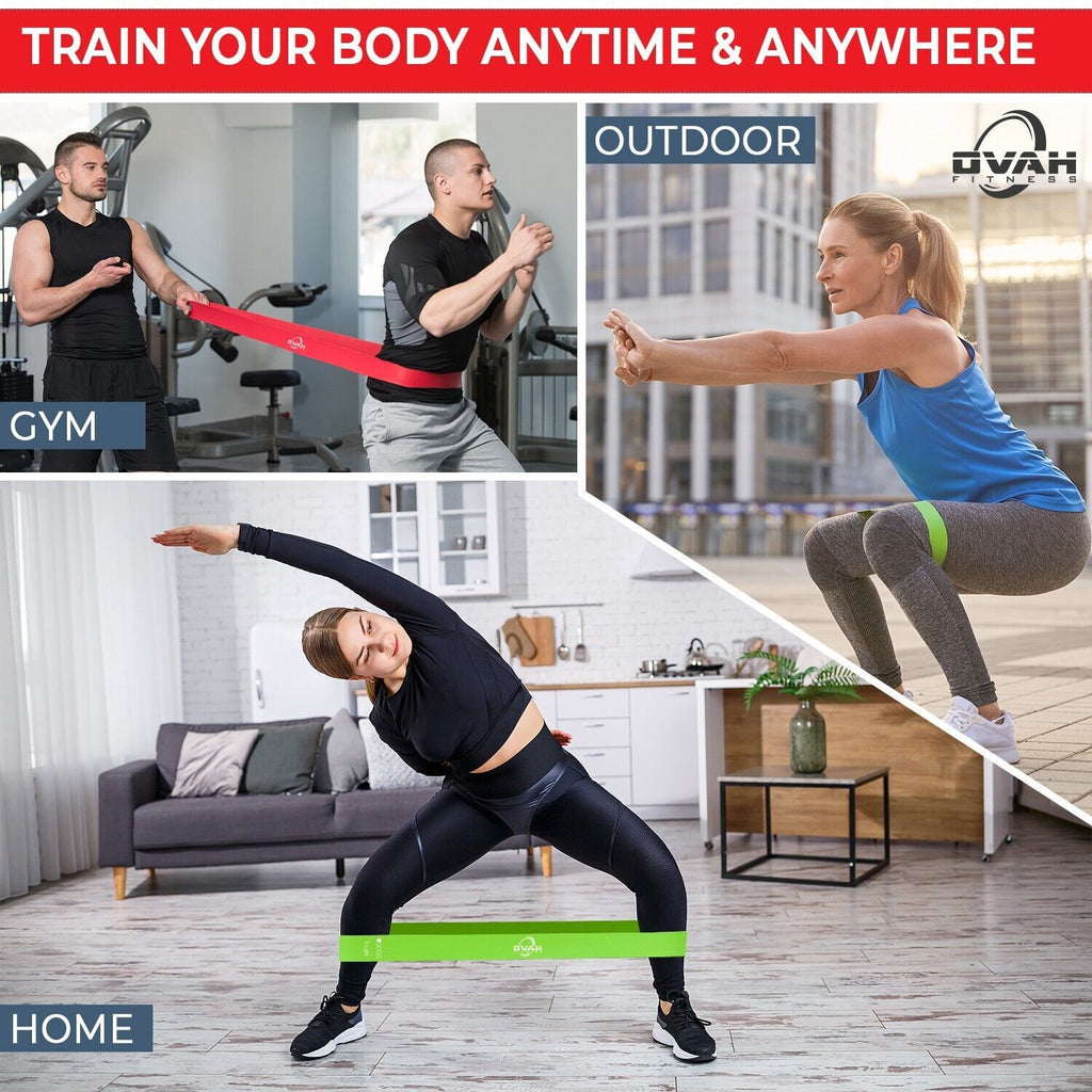 Professional Resistance Bands for Fitness, Yoga, and Home Gym - Available in Sets or Singles