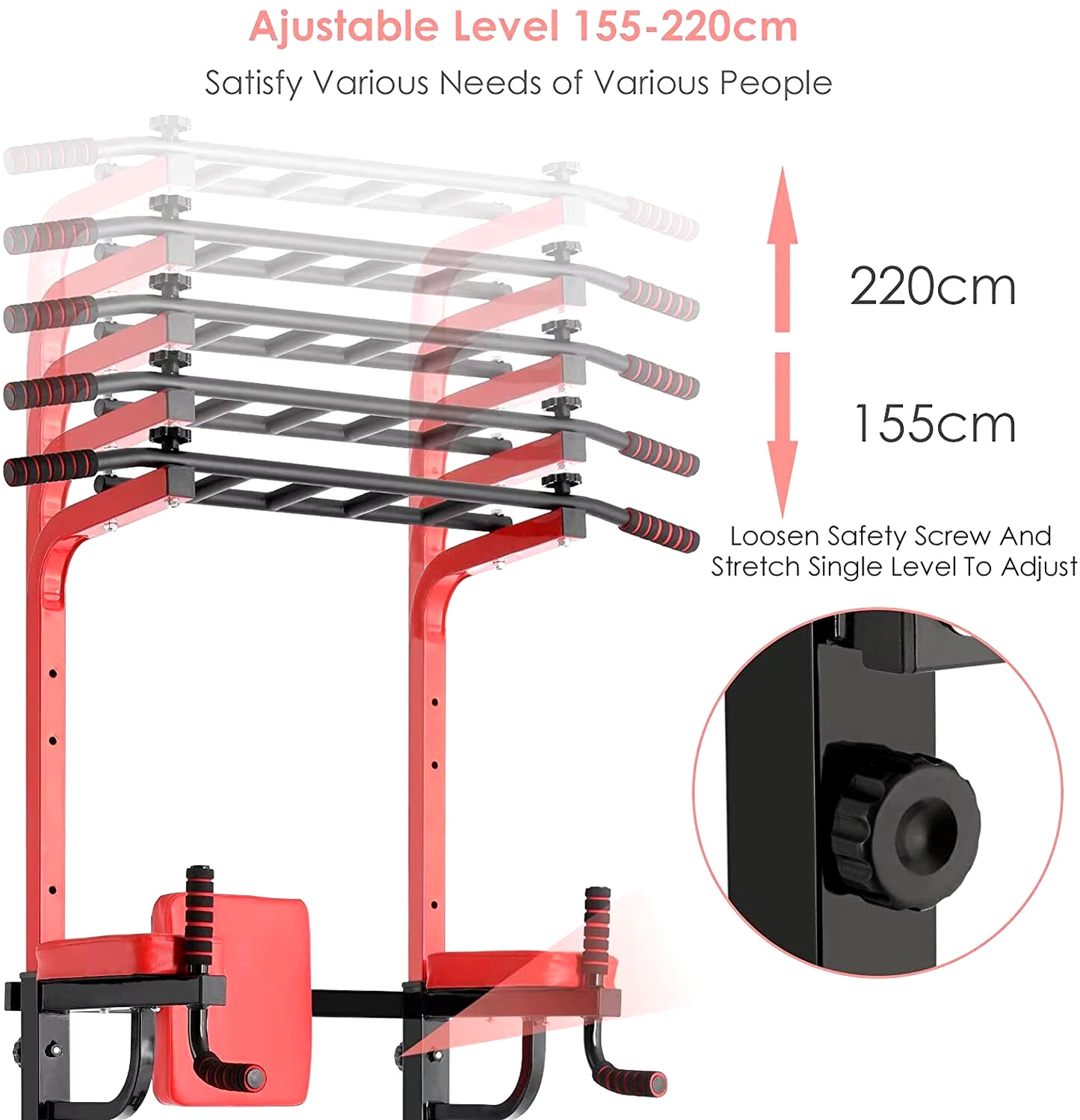 Build Strength at Home: Power Tower Pull Up Bar