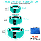 Fabric Resistance Bands for Women - Booty Bands for Hip Circles, Leg and Glute Exercises