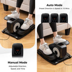 Under Desk Elliptical Machine with Display Screen and Remote Control