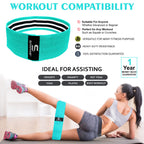 Fabric Resistance Bands for Women - Booty Bands for Hip Circles, Leg and Glute Exercises