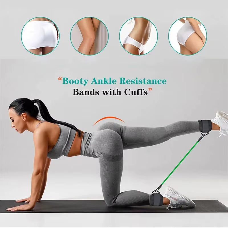 Ankle Resistance Band Set for Glutes & Legs
