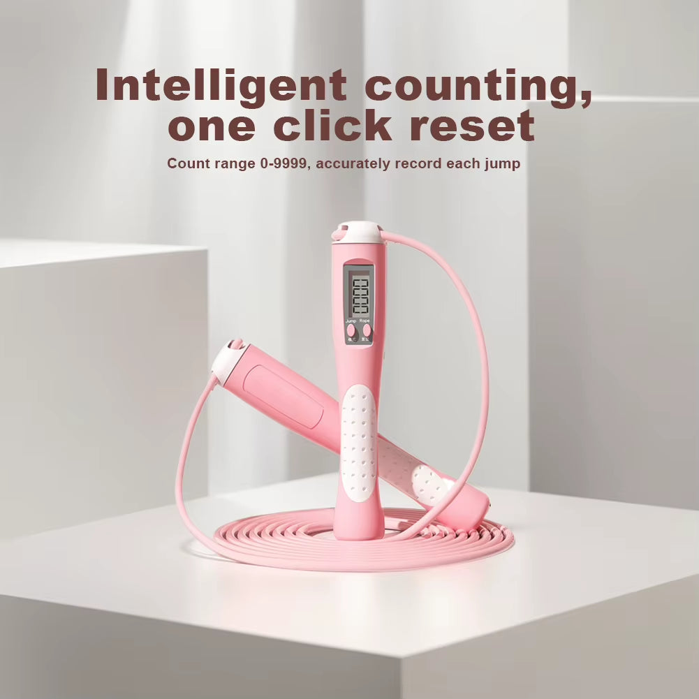 Counting Jump Rope Training Jump Rope Adjustable Digital Jump Rope Skipping Long Jump Rope for Gym Fitness Exercise