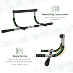 Indoor Horizontal Pull-Up Bar for Home Fitness - Upper Body Workout Equipment