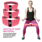 Fabric Resistance Bands for Women - Booty Bands for Hip Circles, Leg and Glute Exercises