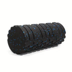 EPP Foam Roller - High-Density Solid Core for Muscle Recovery/Massage, Speckled Blue Grip, Durable Fitness Tool
