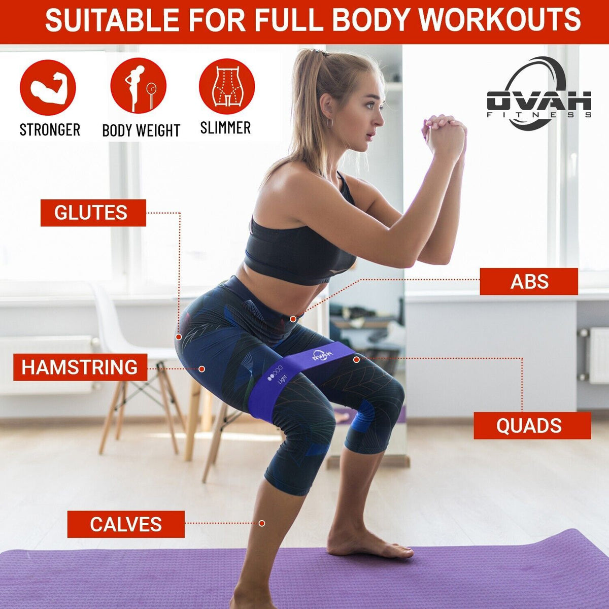 Professional Resistance Bands for Fitness, Yoga, and Home Gym - Available in Sets or Singles