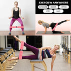 Fabric Resistance Bands for Women - Booty Bands for Hip Circles, Leg and Glute Exercises