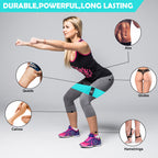 Fabric Resistance Bands for Women - Booty Bands for Hip Circles, Leg and Glute Exercises
