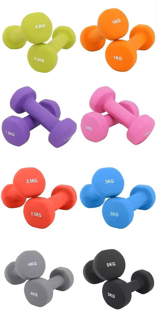 Neoprene Dumbbell Set for Effective Home & Gym Workouts