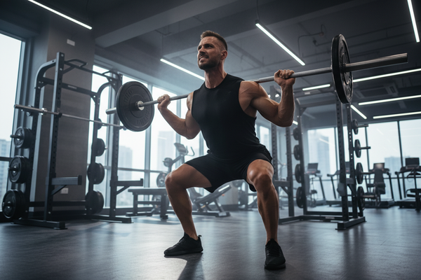generate for me an image of a man diligent in his workout session in the gym showing consistency and determination